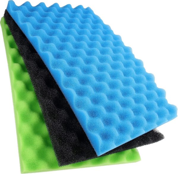Foam set (coarse, medium & fine) size 425 x 280