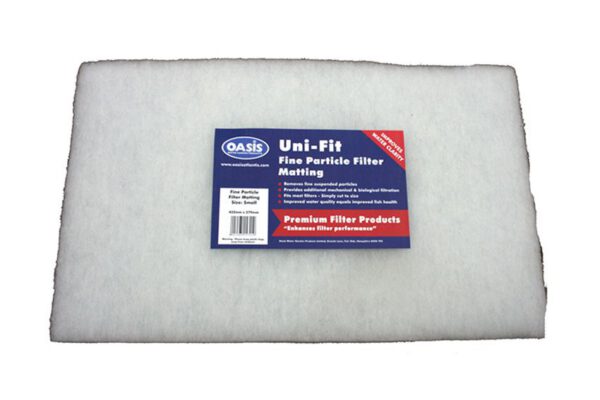 Filter matting (large) for straining fine suspended particles. Approx size 762 x 533 x 32 mm
