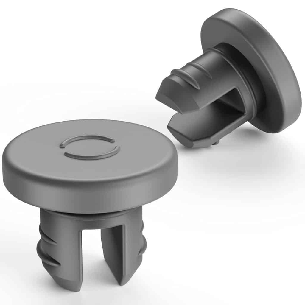 VGA-221-502C 13mm freeze drying Iyophylization, igloo, bromobutyl rubber stopper. Use with VGA-220-012C