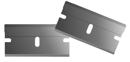 Regular Duty Single Edge Razor Blade Carbon steel blade with aluminium spine/back